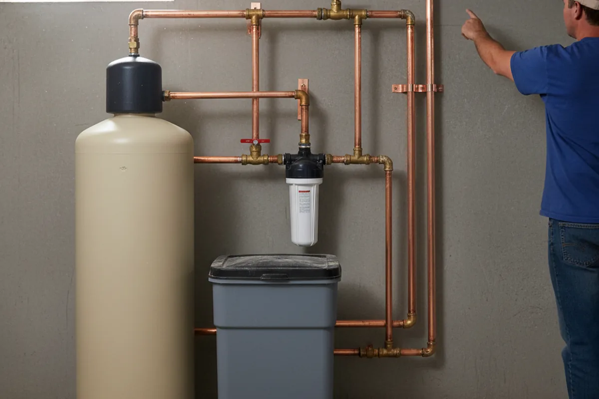Whole-house water treatment system installed in Jamesville